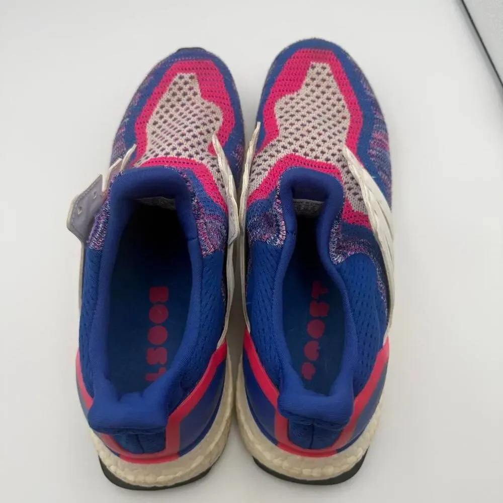 Adidas Ultra BOOST Ultraboost Multi-color Blue White Pink EG8107 Men's Size 11.5
